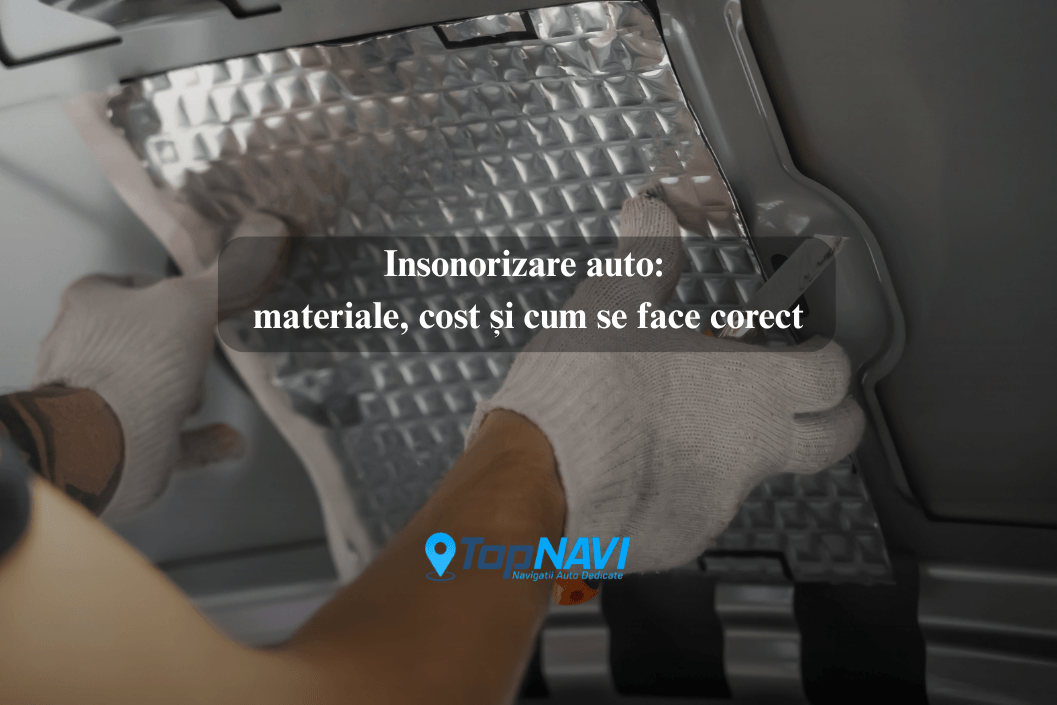 Insonorizare auto: materiale, cost și cum se face corect