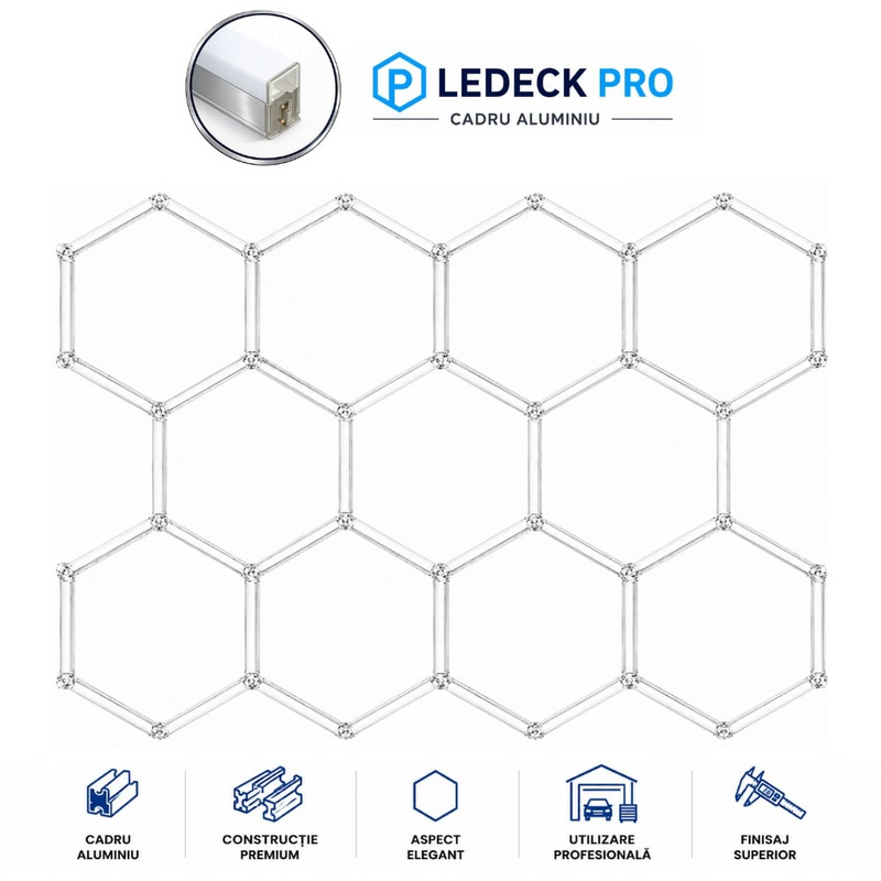 Hexagon led modular