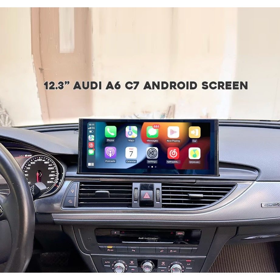 Navigatie Audi A6 C7 (2009-2018) Android, Ecran 12.5 inch, Carplay / Youtube