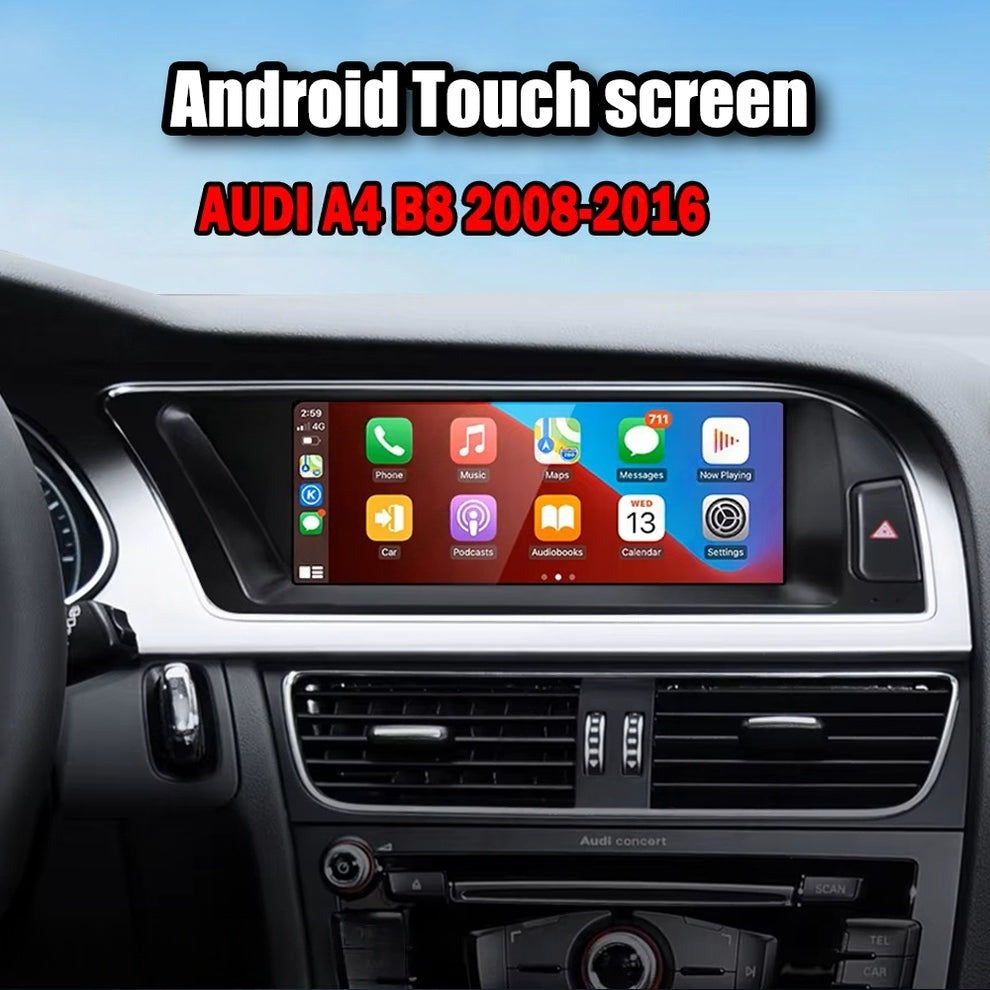 Navigatie Audi A4 / A5 B8 2008-2016, Android, Carplay, Bluetooth, Youtube, Waze