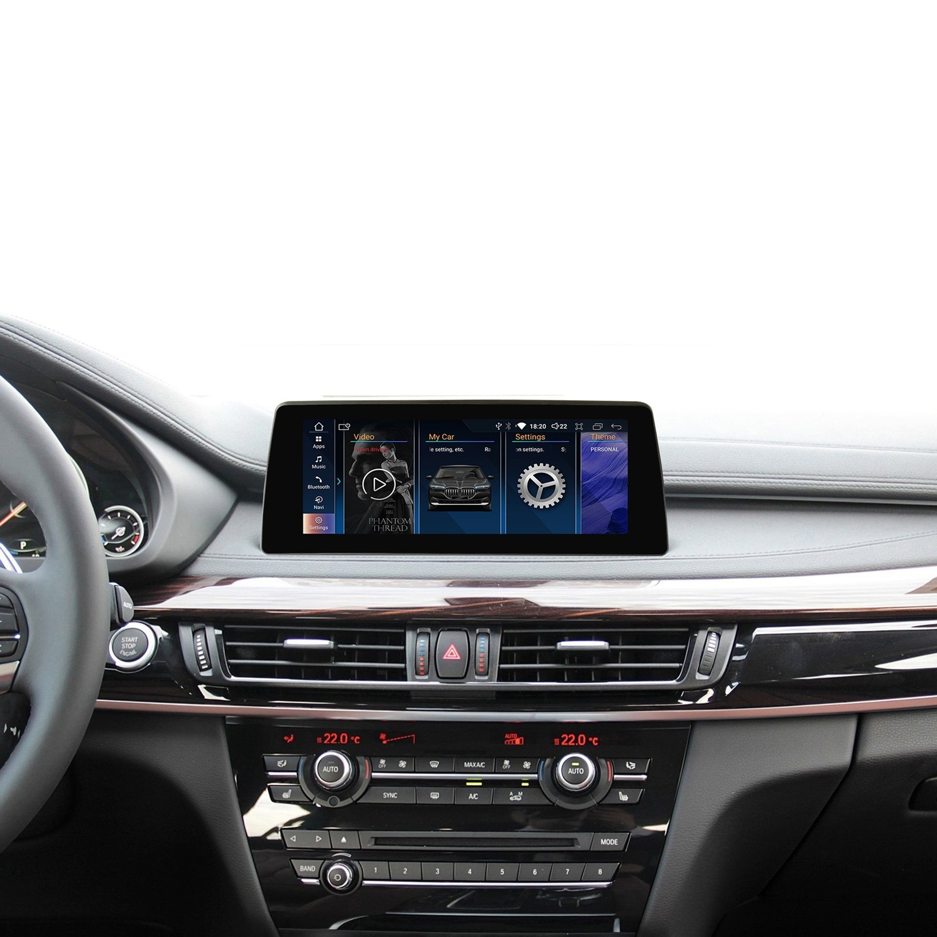 Navigatie Bmw X5 F15 (2013-2019), Android, Carplay / Android Auto
