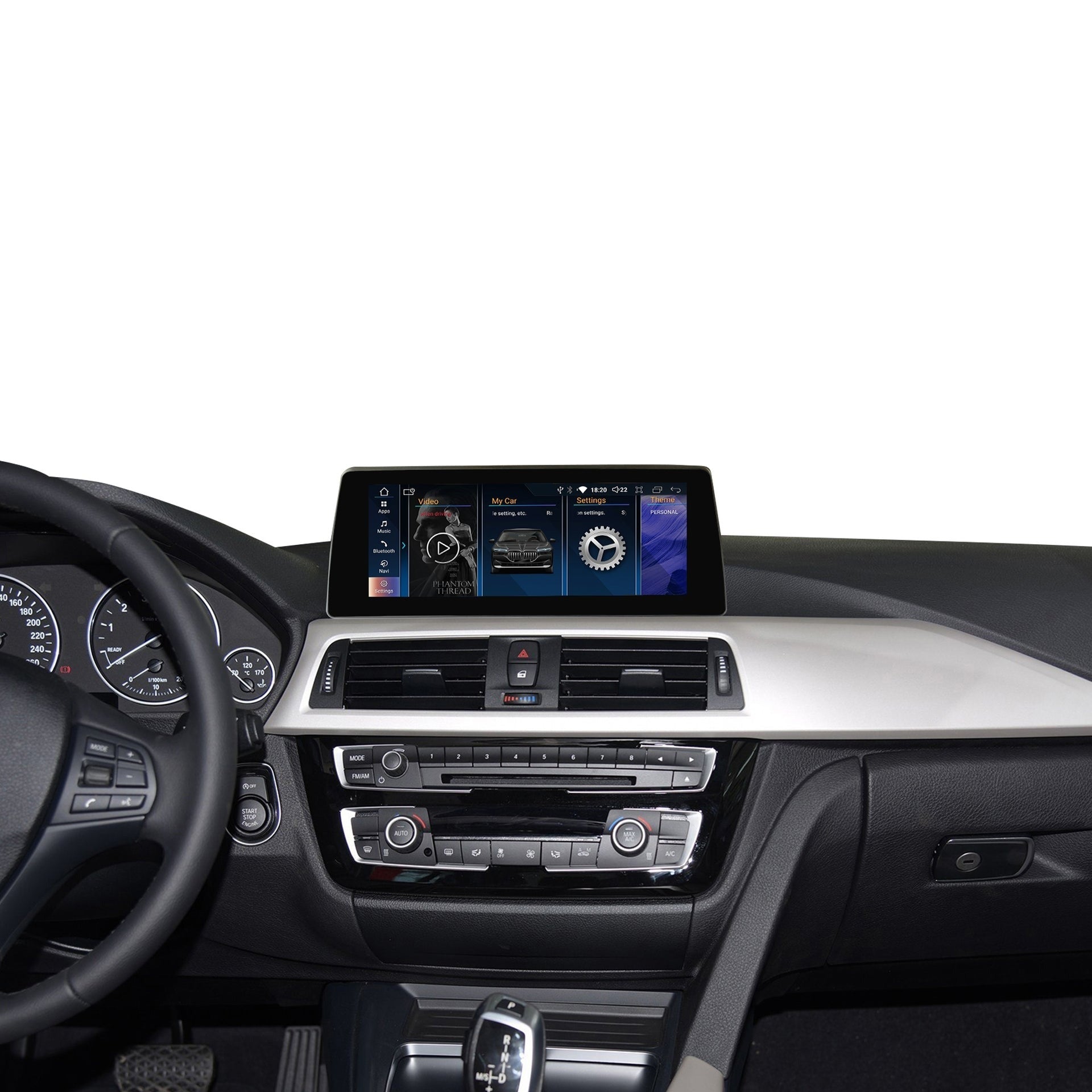 Navigatie Bmw Seria 3 F30 F31 F34 (2012-2018), Android, Carplay / Android Auto