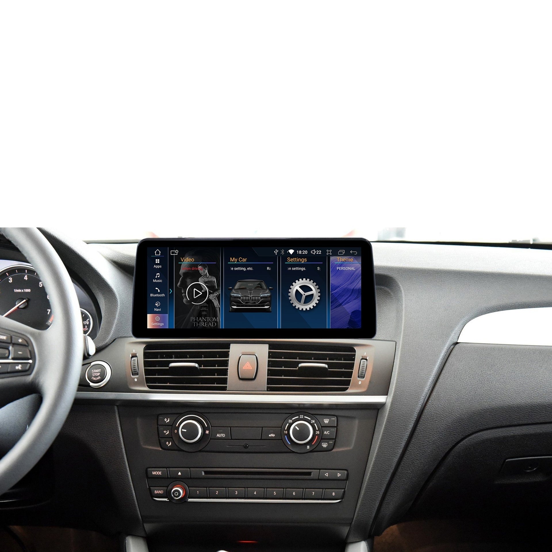 Navigatie BMW X3 F25 (2010-2018), Android, Carplay / Android Auto