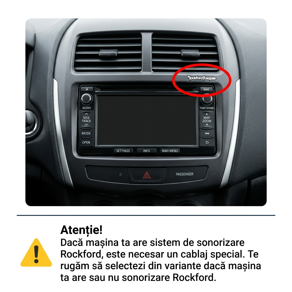 Navigație Mitsubishi ASX (2010-2015), Android, Ecran 10", Carplay / Android Auto