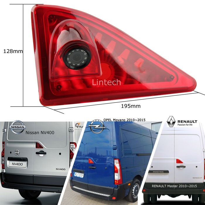 Camera marsarier Nissan NV400 / Renault Master / Opel Movano, lampa frana, Night Vision, 170°