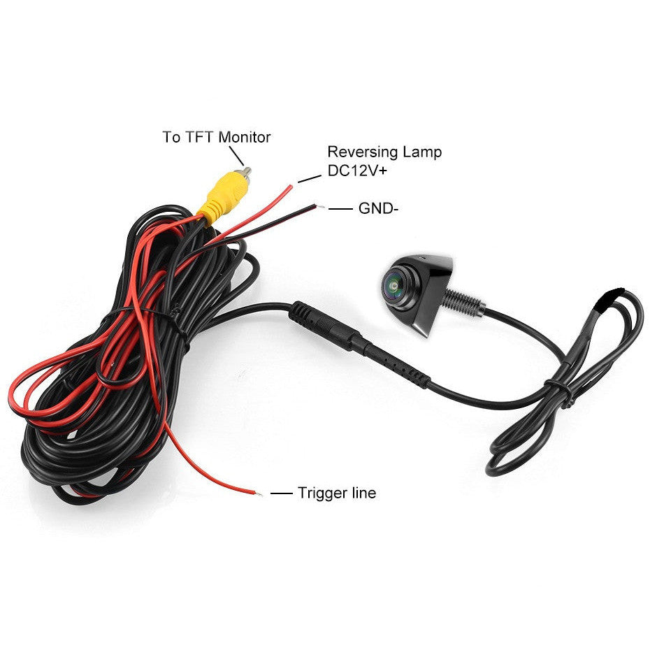 Camera marsarier auto, 170 grade fisheye, 1080p Full HD, lentila reglabila