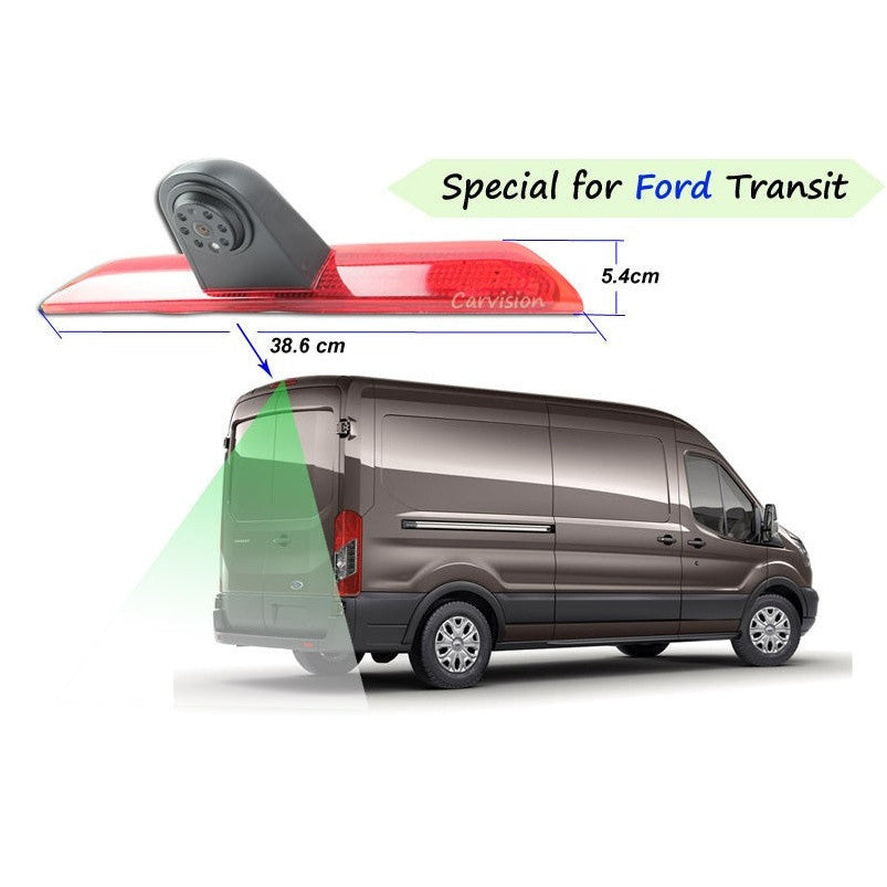 Camera marsarier Ford Transit / Transit Custom / Tourneo Custom, lampa frana, Night Vision, 170°