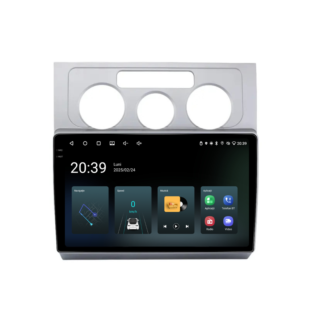 Navigatie Volkswagen Touran (2003-2010), Android, Ecran 10", Carplay / Android auto, Clima AC