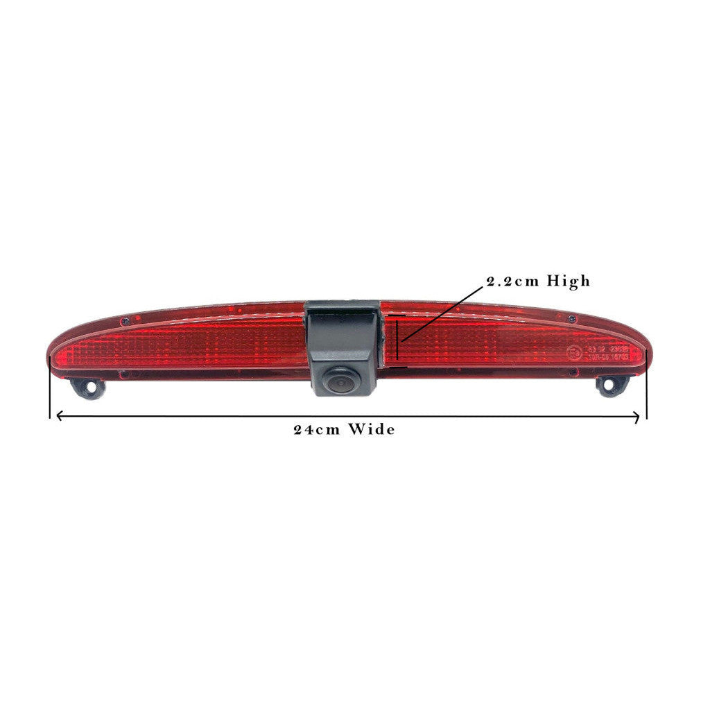 Camera marsarier Iveco Daily, lampă frână, 170°