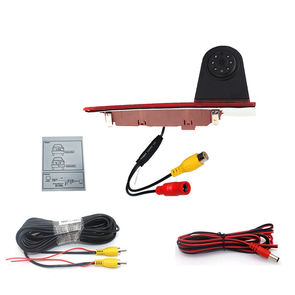 Camera marsarier Ford Transit Custom, usi duble, lampă frana, Night Vision, 170°