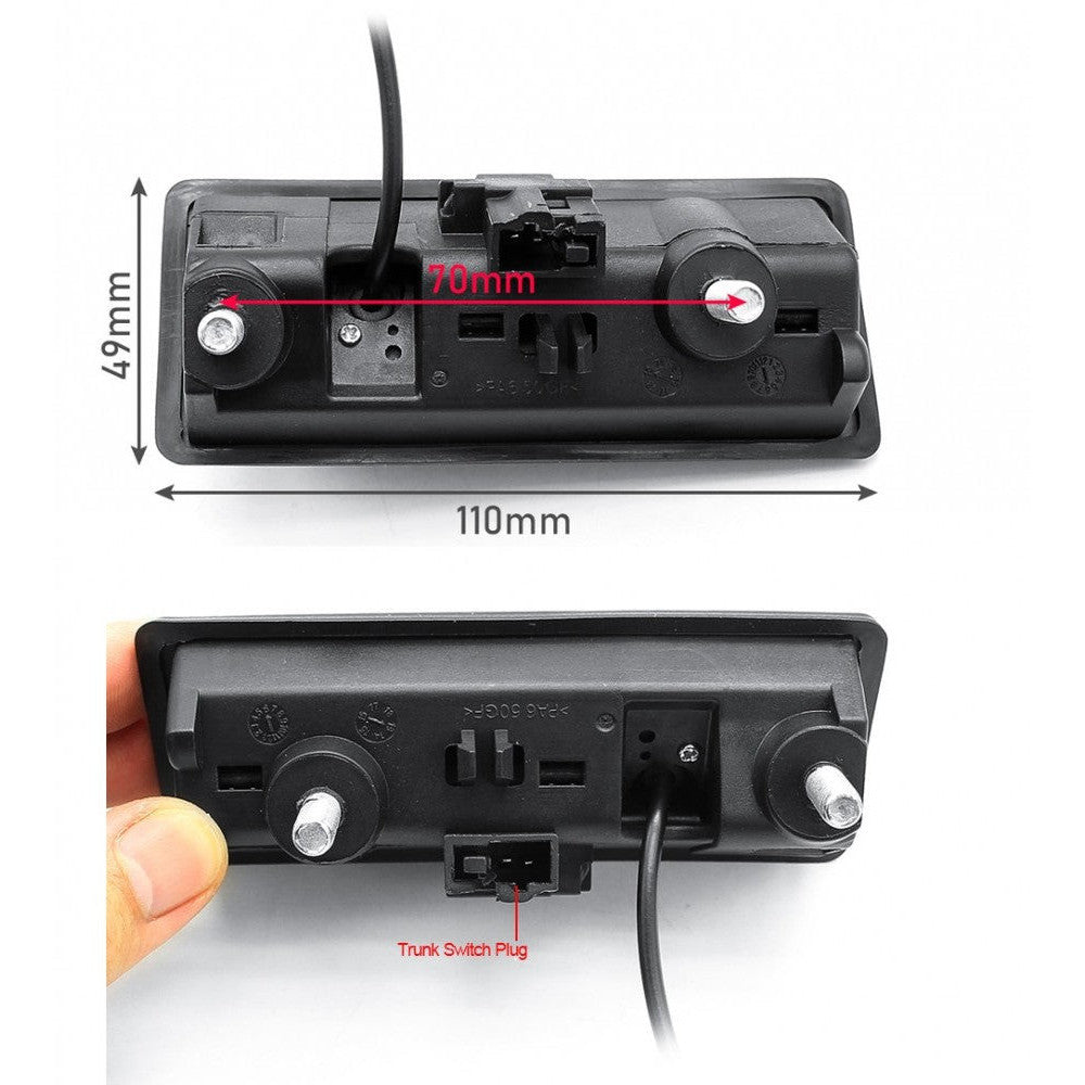 Camera marsarier Volkswagen, Audi, Montaj maner hayon, FULL HD, 170 grade Fisheye