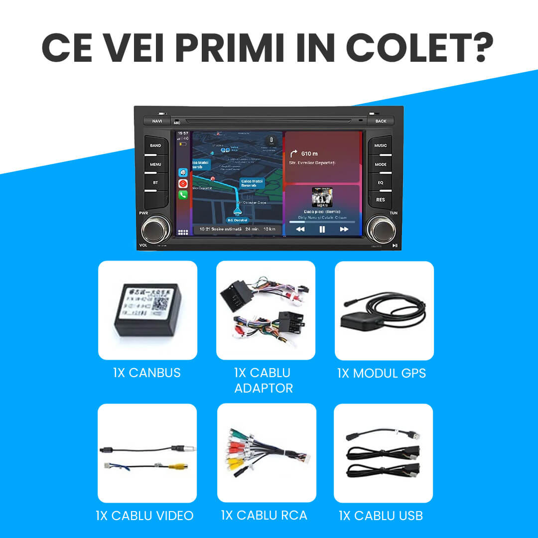 Navigatie Audi A4 (2002-2008), android.