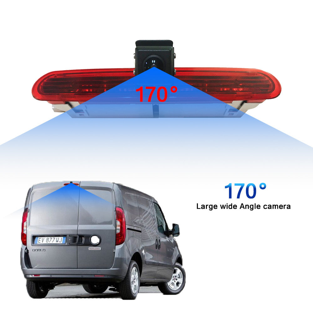 Camera marsarier Fiat Doblo / Opel Combo, lampa frana, 170°