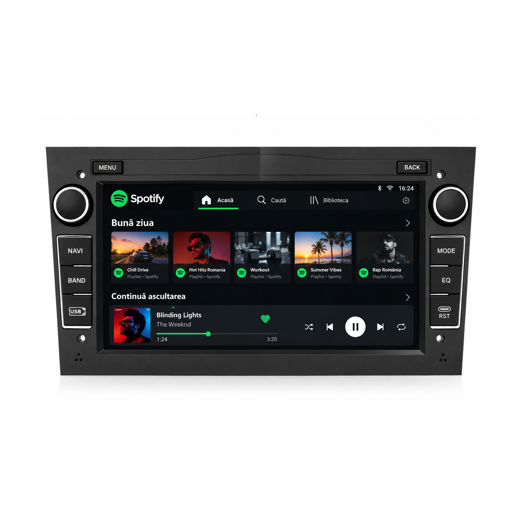 Navigatie Opel Astra H, Corsa, Antara, Meriva, Vivaro, Zafira  Android, Ecran 7", Carplay / Android auto