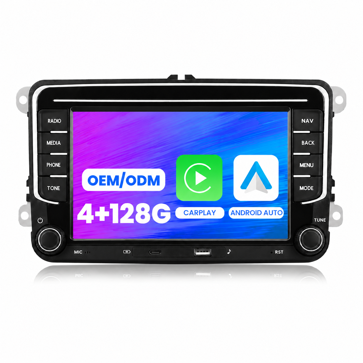 Navigatie Volkswagen passat B7 (2009-2014), Ecran 7 inch, 4GB RAM 128GB, carplay / android auto, incarcare USB