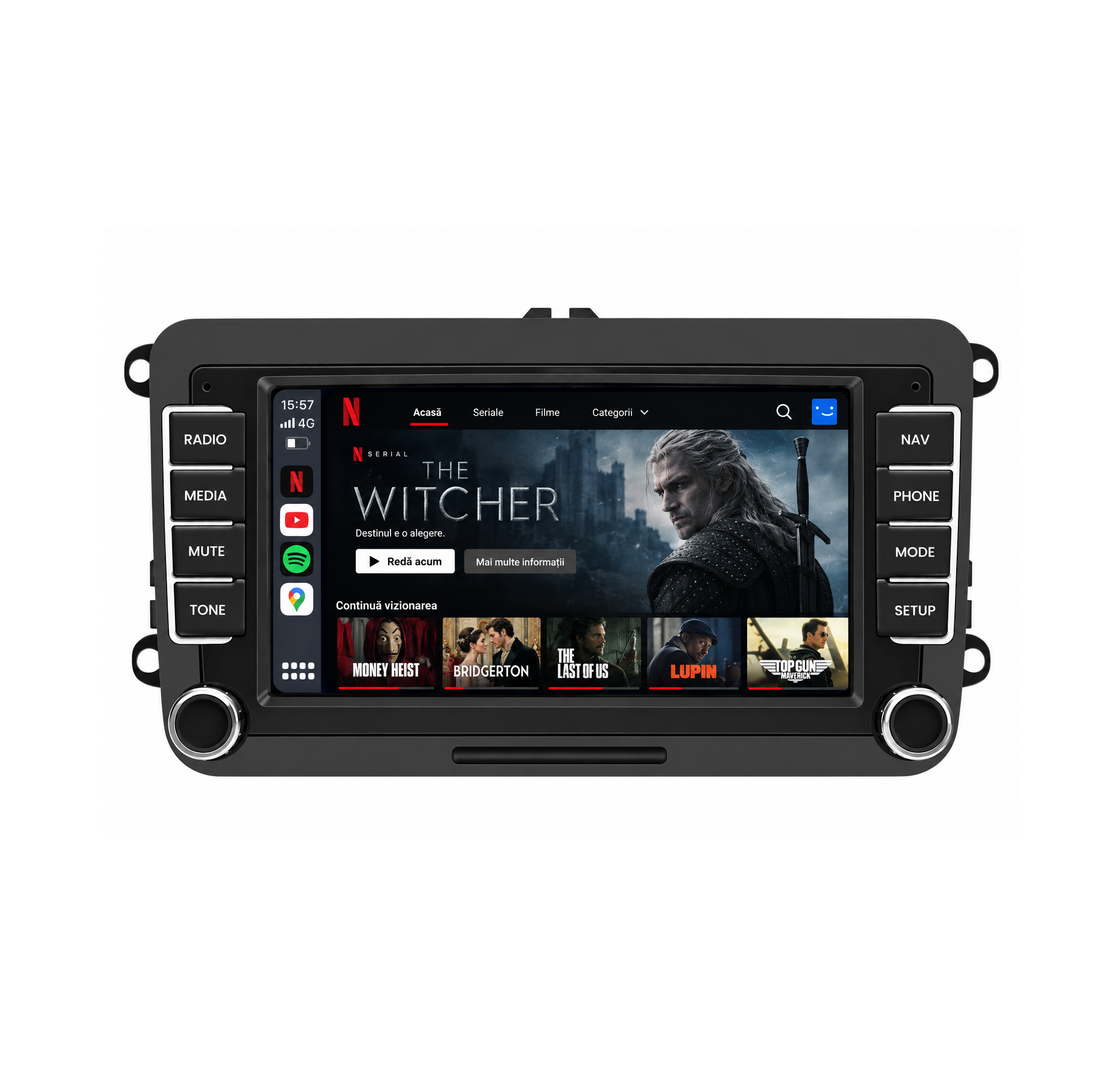 Navigatie Volkswagen ,Skoda, Seat, Android, Ecran 7", Carplay / android auto