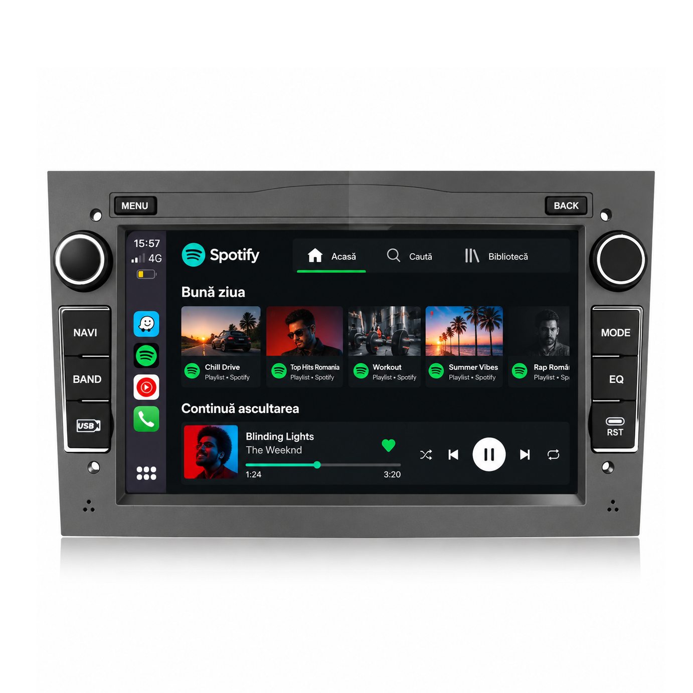 Navigatie Opel Astra H, Corsa, Antara, Meriva, Vivaro, Zafira  Android, Ecran 7", Carplay / Android auto