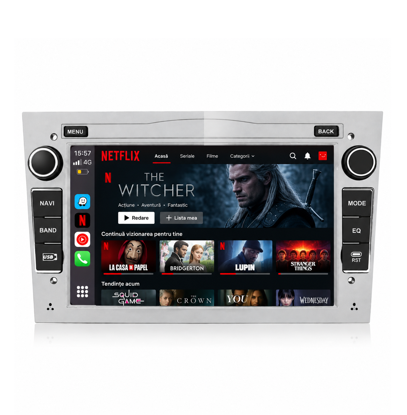 Navigatie Opel Astra H, Corsa, Antara, Meriva, Vivaro, Zafira  Android, Ecran 7", Carplay / Android auto