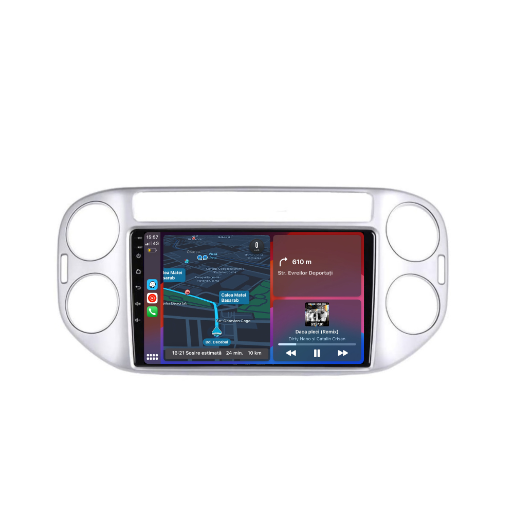 Navigatie VW Tiguan (2011-2016), Android, Ecran 9 inch, 2GB RAM 32GB
