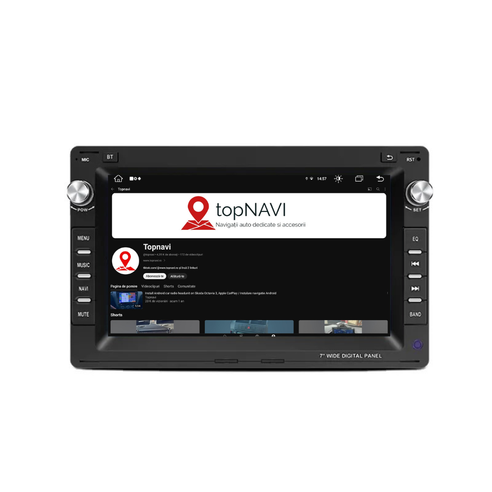 Navigatie Volkswagen Golf 4,Passat B5, Transporter T5, Polo, Skoda, 7", carplay / android auto