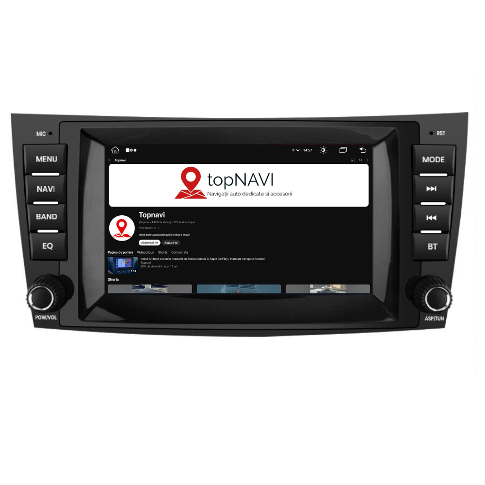 Navigatie Mercedes E-class w211 (2003-2009), Ecran 7", Carplay / Android Auto