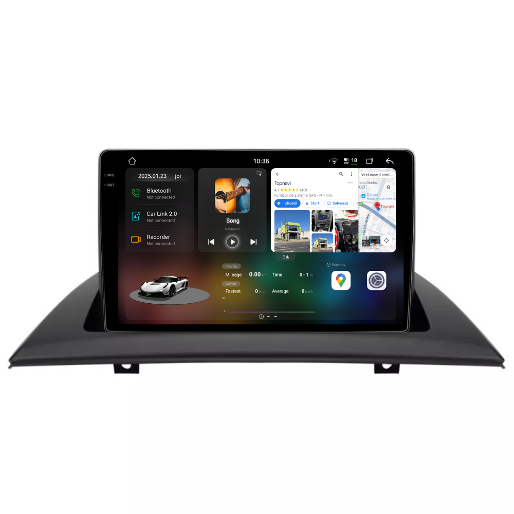 Navigatie Bmw X3 E83 (2003-2011), Android, Ecran 9", Carplay / Android auto