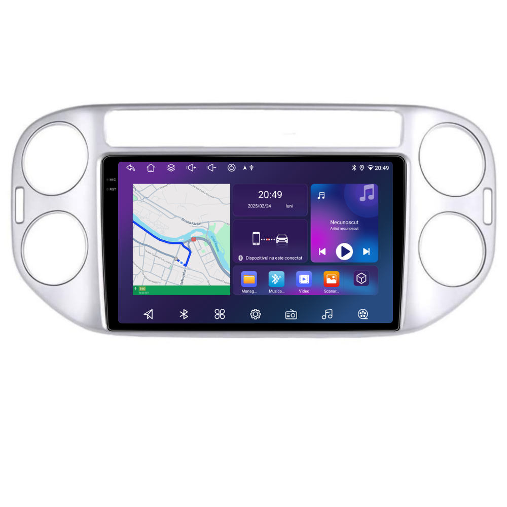 Navigatie Volkswagen Tiguan (2006-2016), Android, Ecran 9", Carplay / Android auto