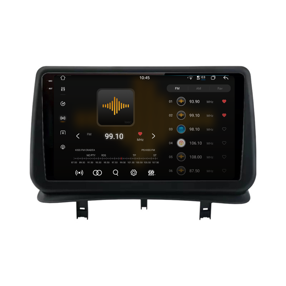 Navigatie Renault Clio 3 (2005-2014), Ecran 9", Carplay / Android Auto