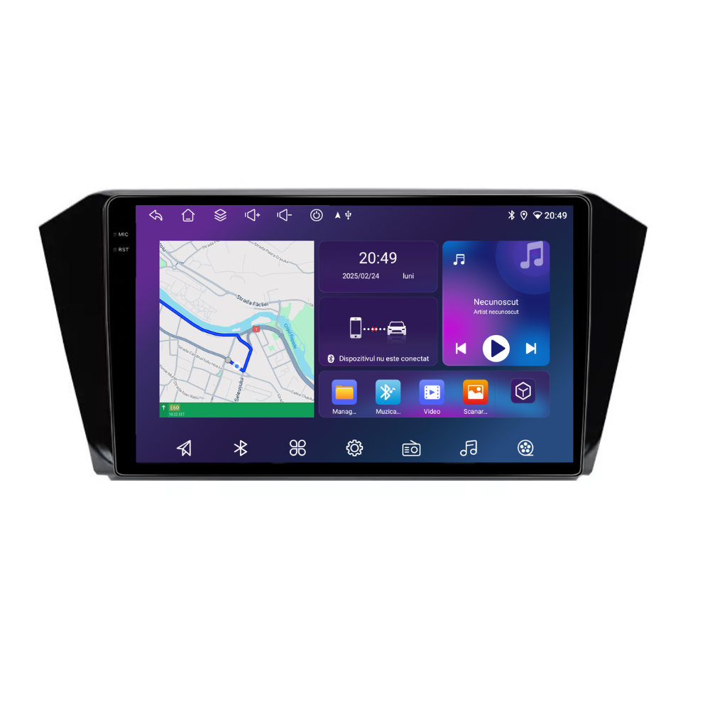 Navigatie VW Passat B8 (2015-2020), Android, Ecran 10", Carplay / Android Auto