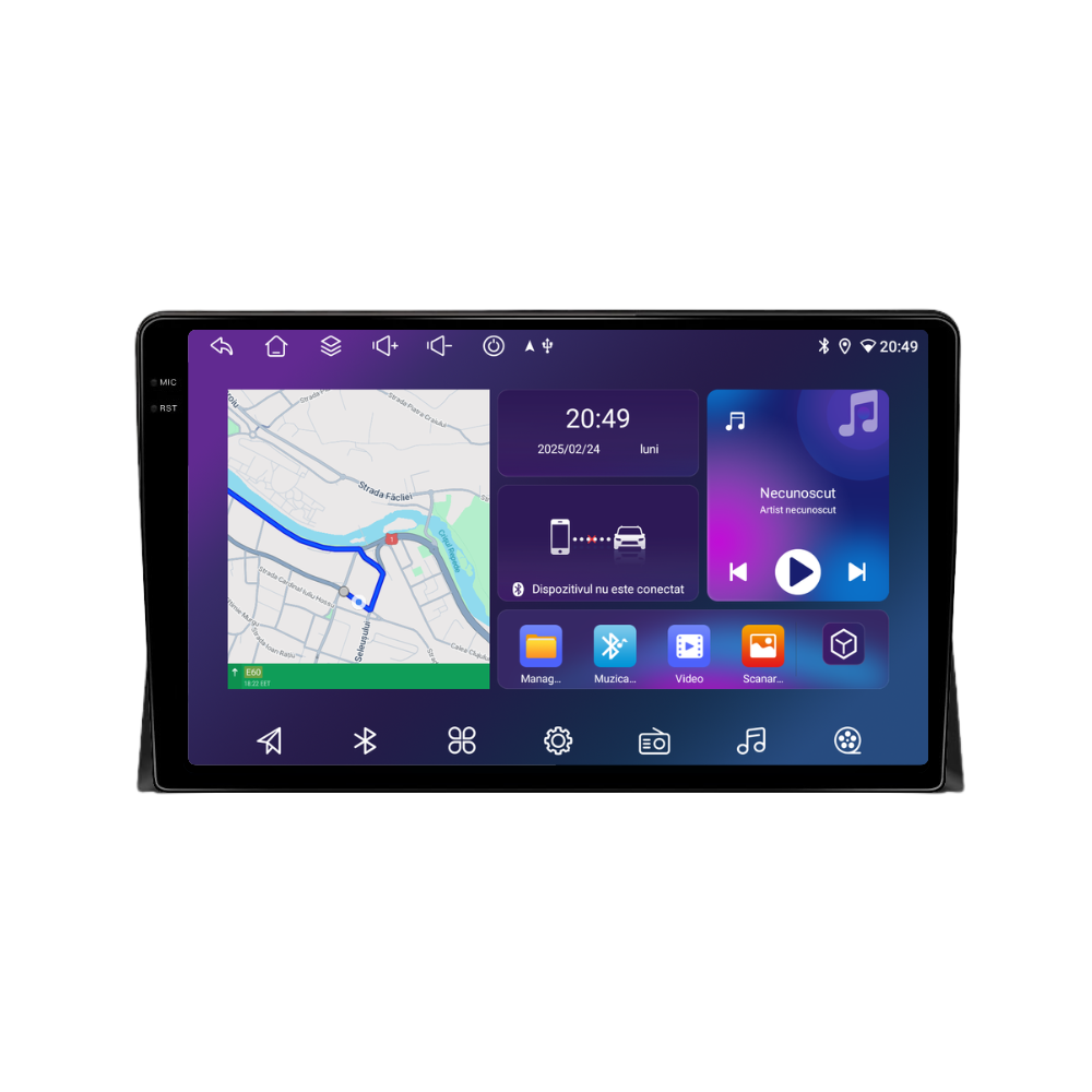 Navigatie Volkswagen Transporter (2008-2015), Android, Ecran 9", Carplay / Android auto
