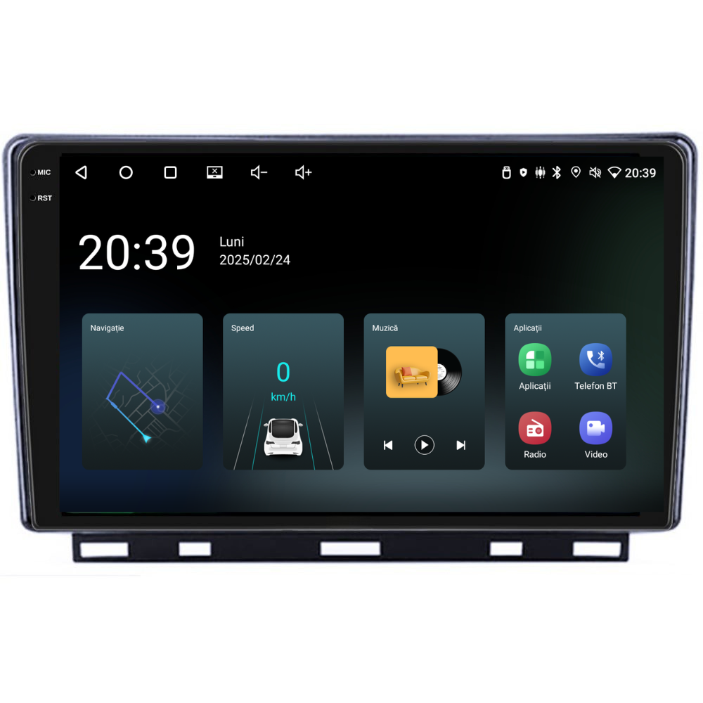 Navigatie Renault Clio 5 (2019+), Ecran 9", Carplay / Android auto