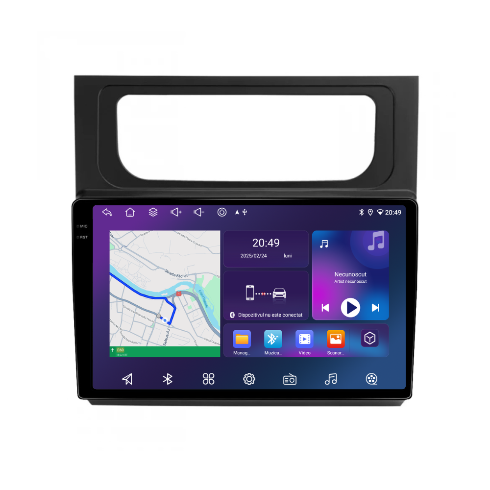 Navigatie Volkswagen Touran (2011-2015), Android, Ecran 10", Carplay / Android auto