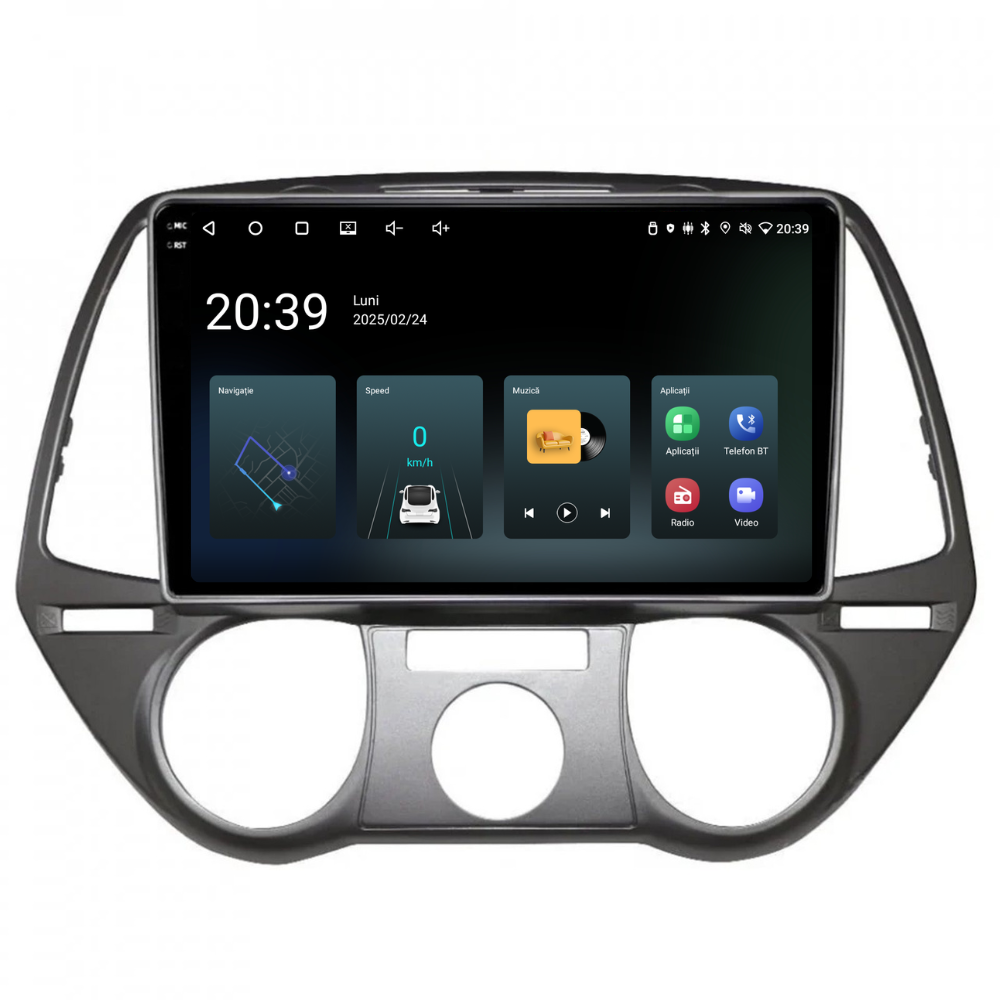 Navigatie Hyundai I20 (2008-2014), Ecran 9", Carplay / Android Auto