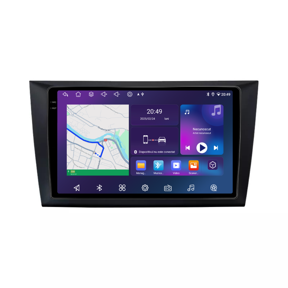 Navigatie Volkswagen Golf 6 (2009-2013), Android, Ecran 9", carplay / android auto