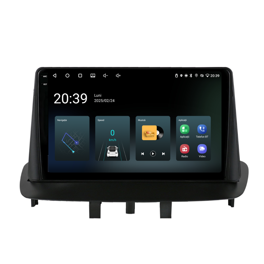 Navigatie Renault Megane 3 / Fluence (2008-2016), Ecran 9", Carplay / Android auto