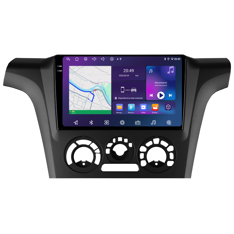 Navigatie Mitsubishi Outlander (2001-2005), Ecran 10 inch, Carplay / Android auto, Youtube, Waze