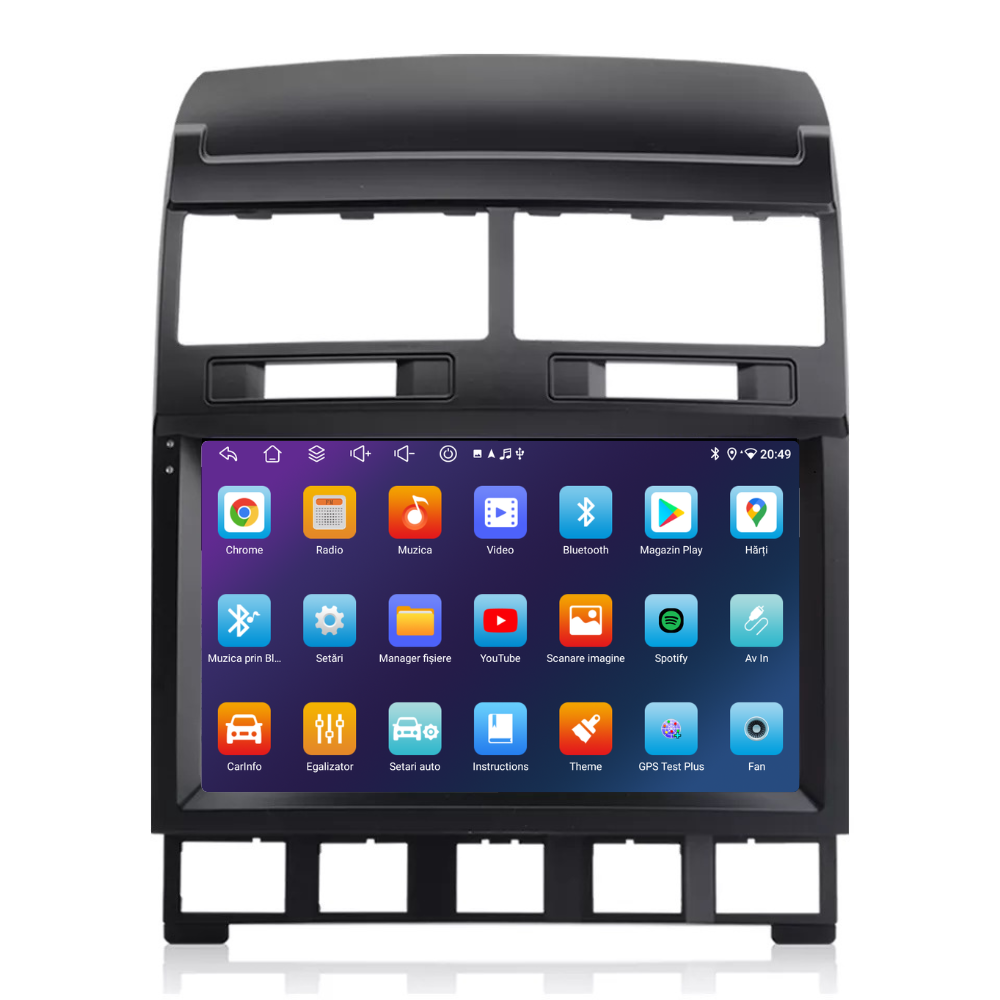 Navigatie Volkswagen Touareg (2002-2010), Android, Ecran 9", Carplay / Android auto