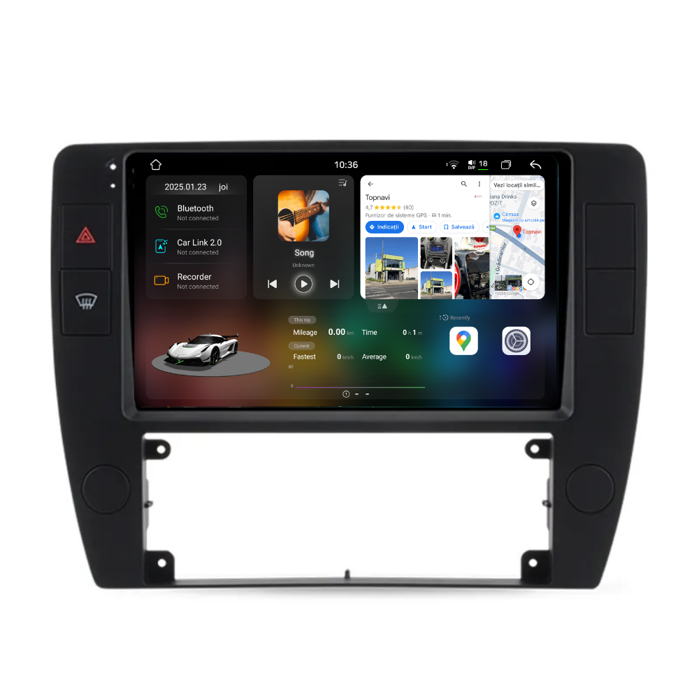 Navigatie Volkswagen Passat B5 (2000-2005), Android, Ecran 9", Carplay / Android Auto