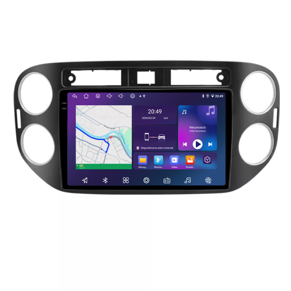 Navigatie volkswagen Tiguan (2011-2016), Android, Ecran 9", Carplay / Android Auto