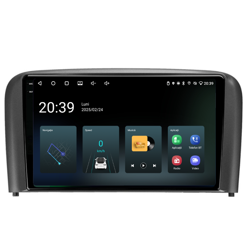 Navigatie Volvo S80 (1998-2004), Ecran 9 inch, Carplay / Android auto, Youtube, Waze