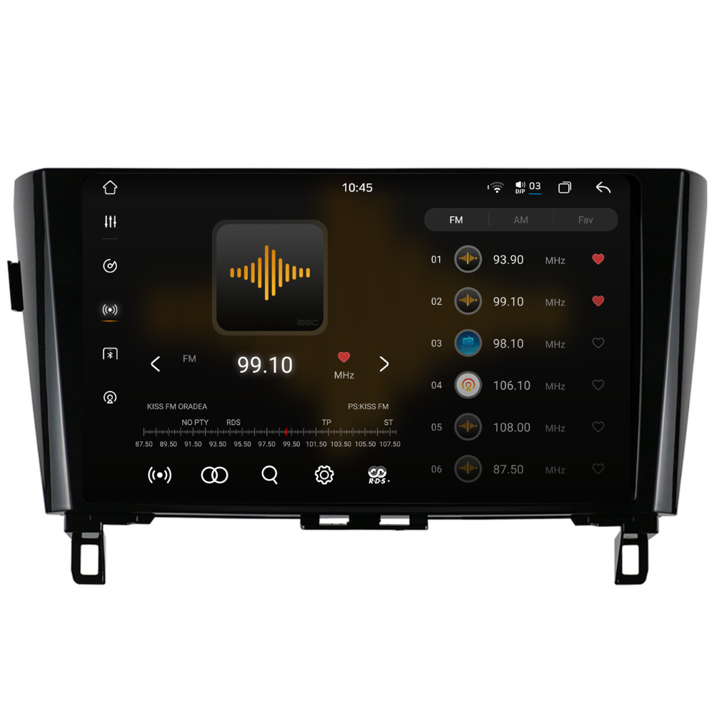 Navigatie Nissan X-Trail (2013-2017), Ecran 10 inch, Carplay / Android auto, Youtube, Waze