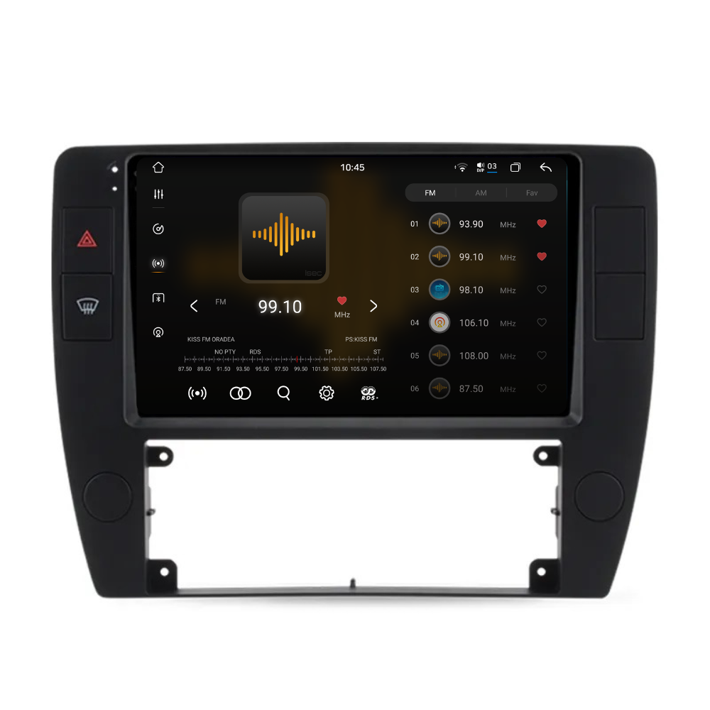 Navigatie Volkswagen Passat B5 (2000-2005), Android, Ecran 9", Carplay / Android Auto