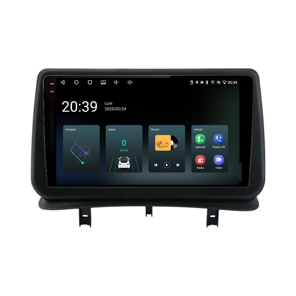 Navigatie Renault Clio 3 (2005-2014), Ecran 9", Carplay / Android Auto