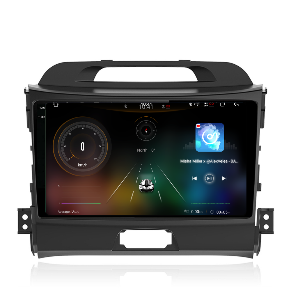 Navigatie Kia Sportage (2010-2016), Ecran 9 inch, Carplay / Android Auto, Youtube, Waze