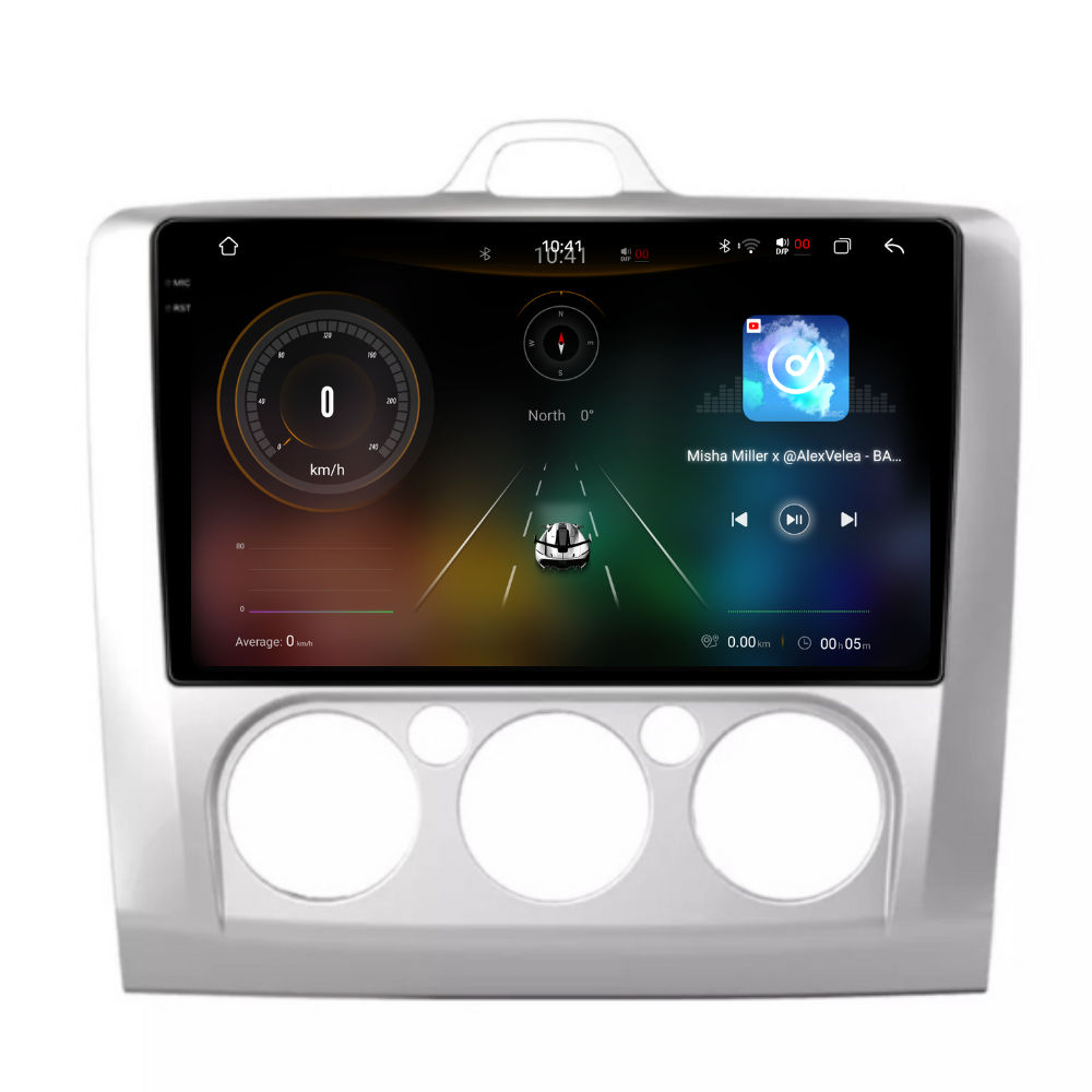 Navigatie Ford Focus 2 (2004-2012), Android, Ecran 9", Carplay / Android auto