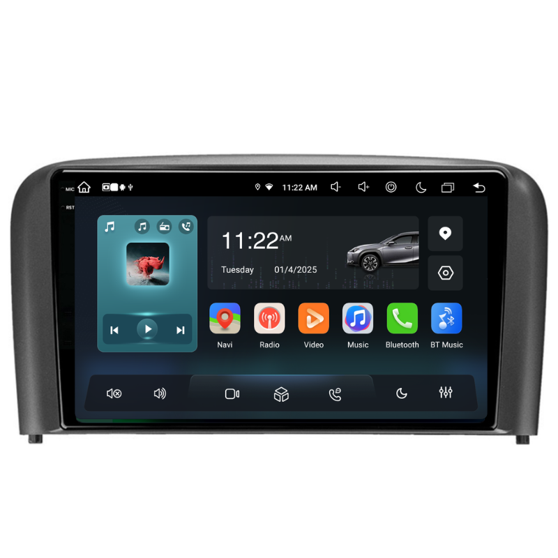Navigatie Volvo S80 (1998-2004), Ecran 9 inch, Carplay / Android auto, Youtube, Waze