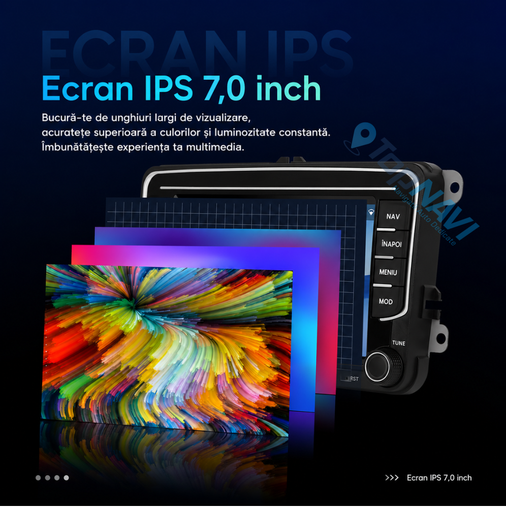 Navigatie Volkswagen Scirocco (2008-2017), Ecran 7 inch, 4GB RAM 128GB, carplay / android auto, incarcare USB