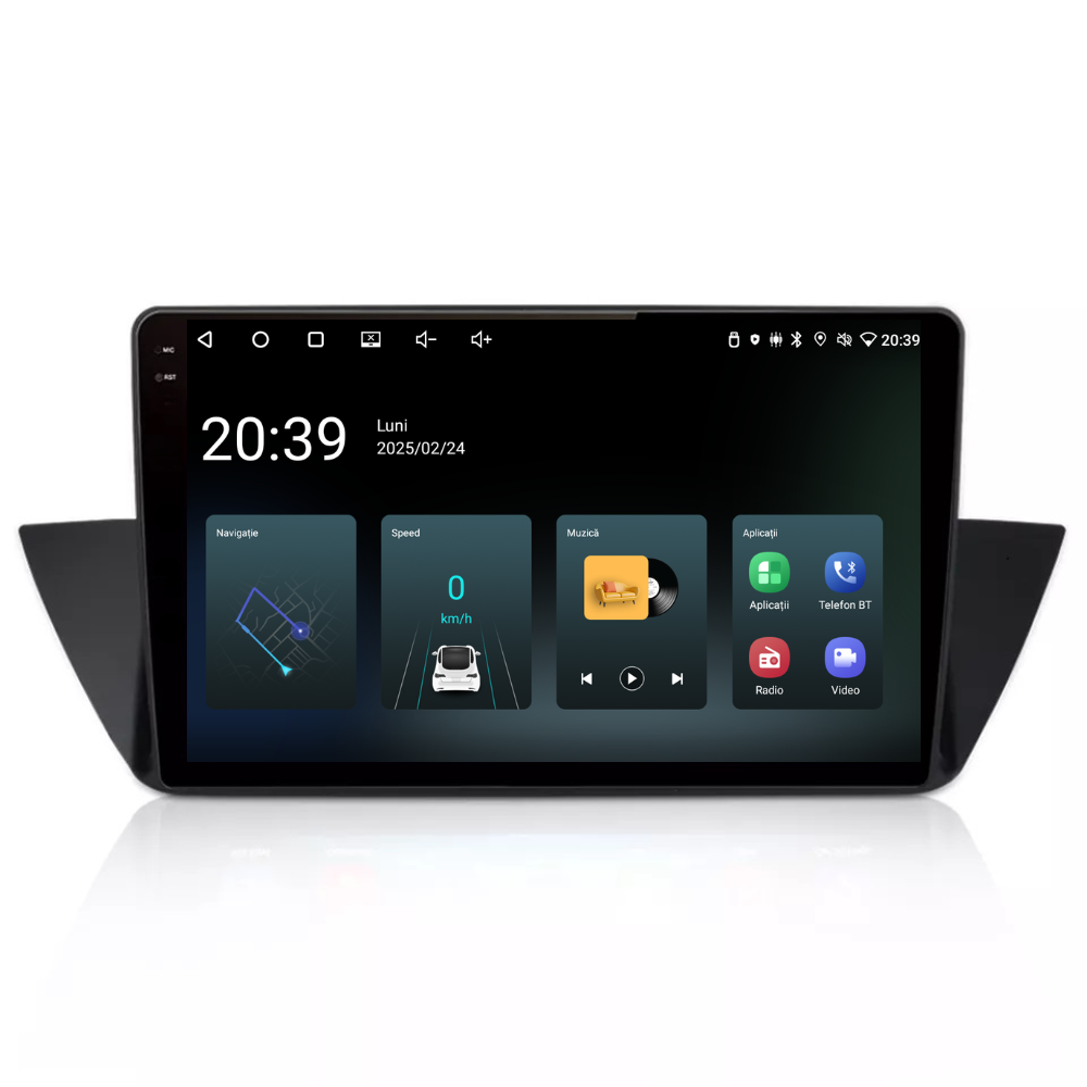 Navigatie BMW X1 E84 (2009-2015), Android, Ecran 10", Carplay / Android auto