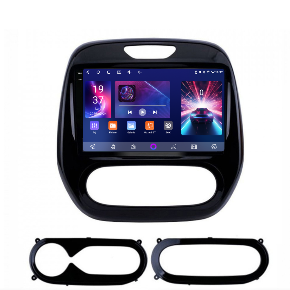 Navigatie Renault Captur (2013-2019), Android, Ecran 9", Carplay  / Android auto