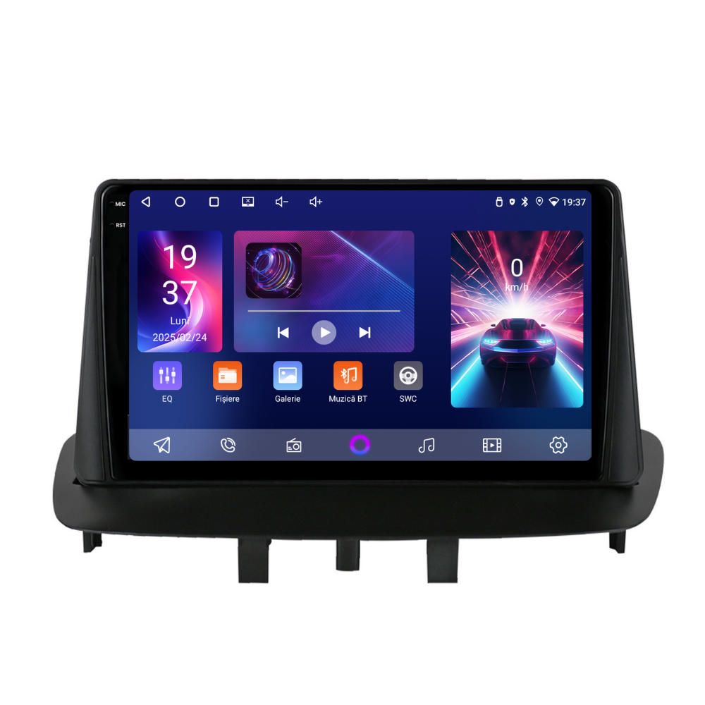 Navigatie Renault Megane 3 / Fluence (2008-2016), Ecran 9", Carplay / Android auto